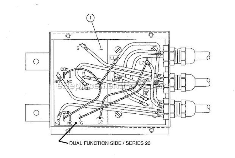 Page B Diagram and Parts List for M24G200  Market Forge Generator